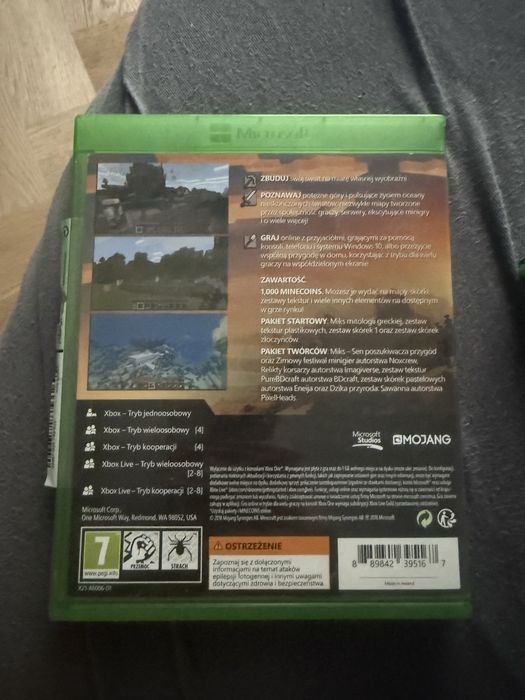 Gra minecraft na xbox one