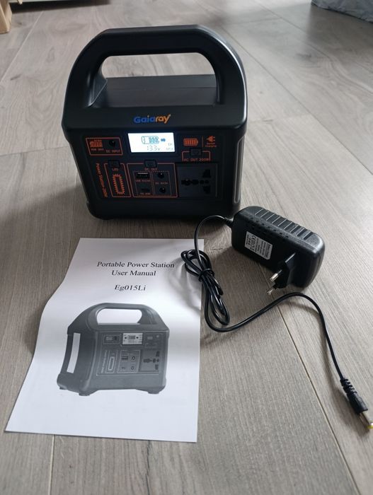 Przenośna stacja zasilania Powerbank Gaiaray 200W UPS LiFePO4 Nowa