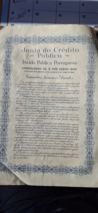 Títulos de divida pública