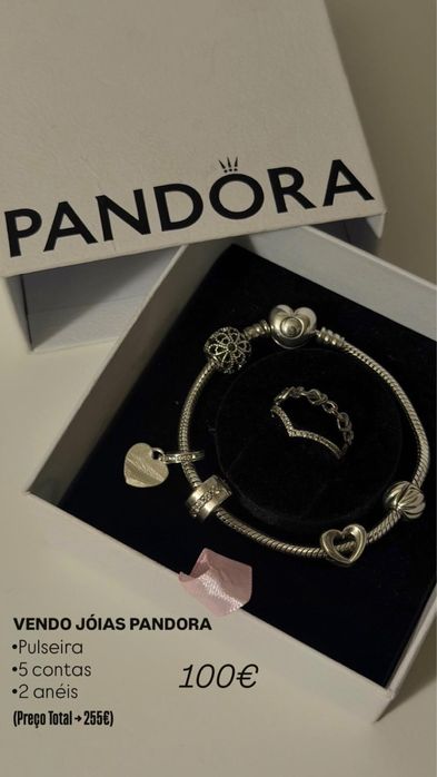 Jóias Pandora - Pulseira e Contas