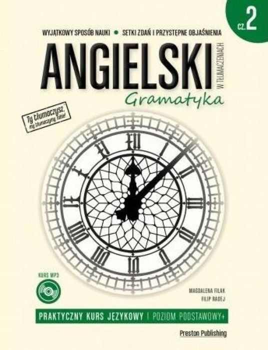 Angielski w tłumaczeniach. Gramatyka 2 w.2019 Preston Publishing Filip