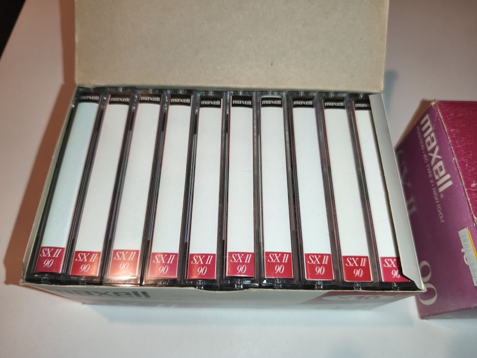 Maxell SX II,stan idealny,kasety magnetofonowe,chromowe