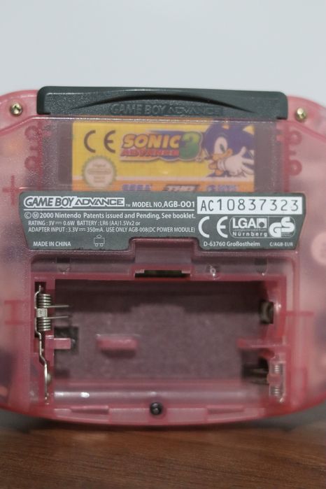 Gameboy Advance Fuchsia