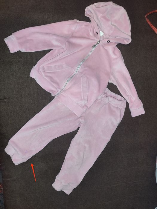 Дитячий велюровий костюм