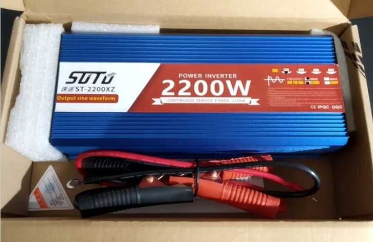 Інвертор SUTU DC чистий синус 2200Вт 12v 220В