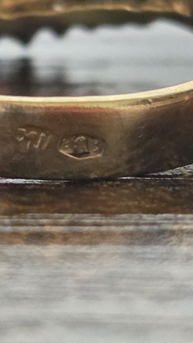 Pierścionek złoty 14k 585 3.68gr rubin  0.4ct