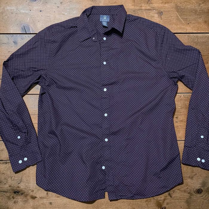 H&m Męska Modna Elegancka Koszula Slim Fit Non Iron Rozm. Xxl - Nowa