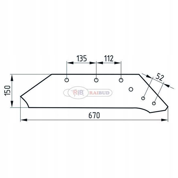 lemiesz kuhn huard 622136 622137 raibud części