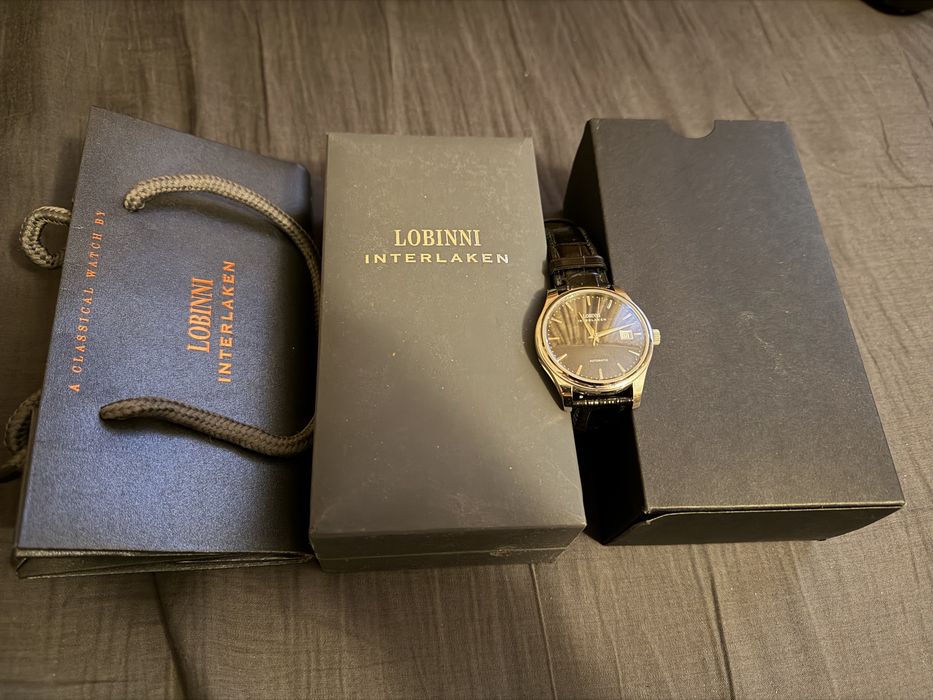 Zegarek analogowy LOBINNI INTERLAKEN na prezent elegancki