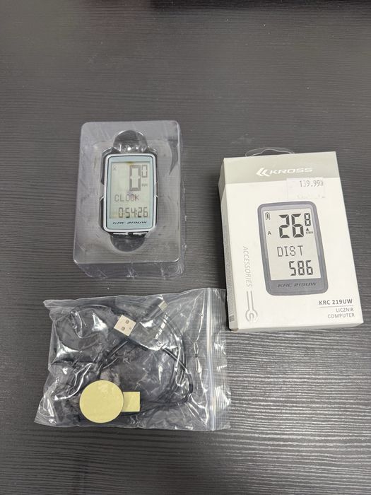 Nowy bagażnik do roweru + licznik Kross