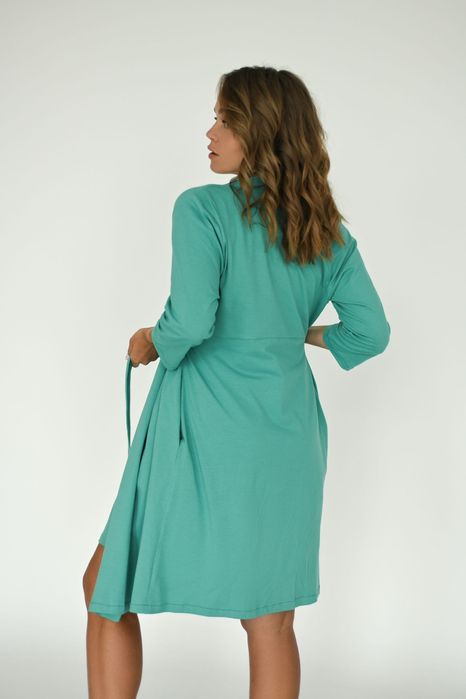 Комплект халат та сорочка для вагітних та годуючих матусь