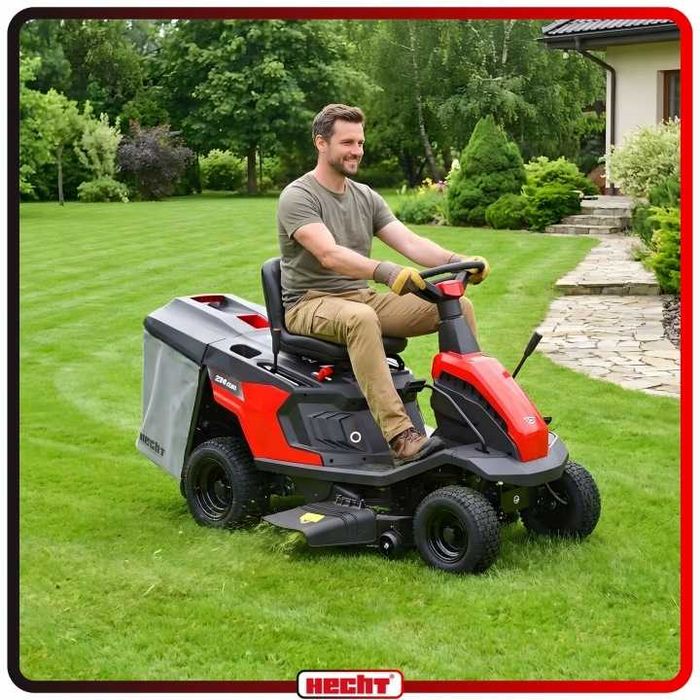 Traktor Ogrodowy Kosiarka Spalinowa Traktorek HECHT 5167 6.1KM 66cm 150L