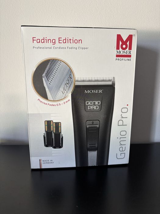 Máquina de corte profissional barbeiro Moser Genio Pro