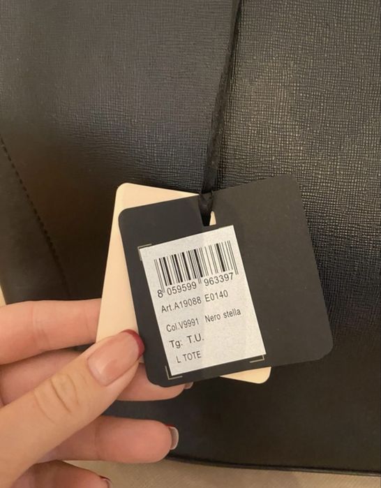 Torebka shoperka czarna na codzien LIU JO