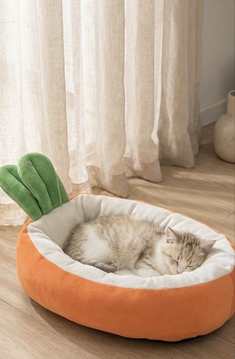 Нова лежанка морква для котика
