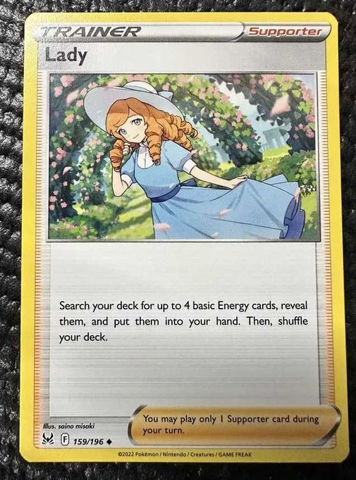 Pokemon: Sword & Shield - Lost Origin Carta - Trainer: Lady - 159/196