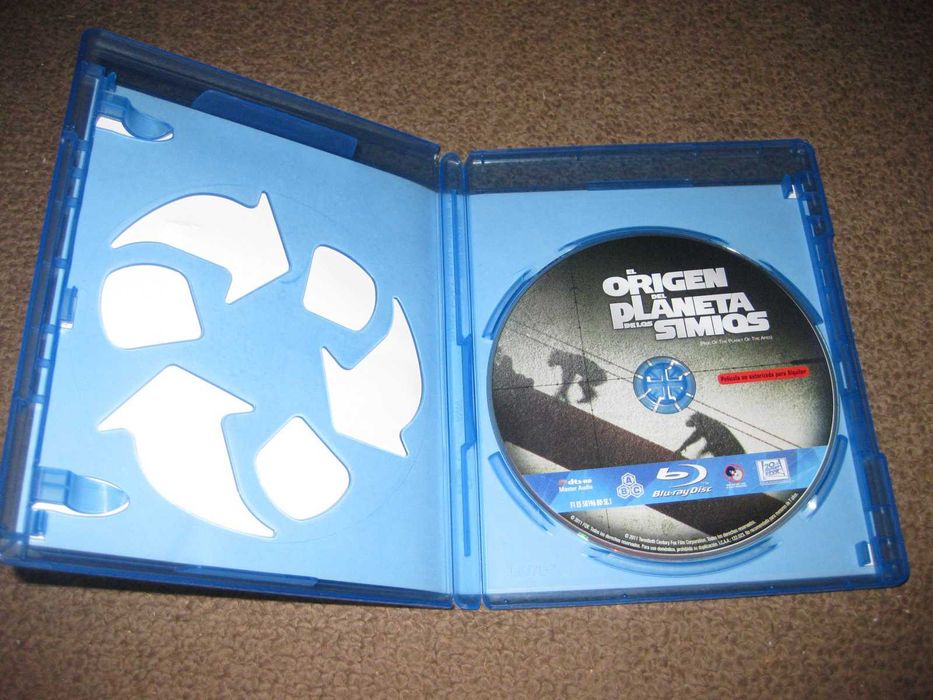 Blu-Ray "Planeta dos Macacos: A Origem" com James Franco