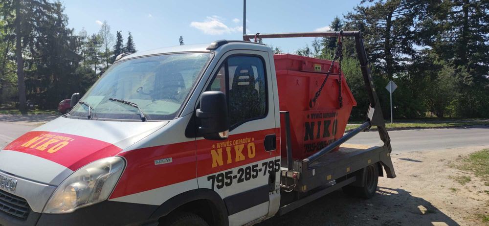 NIKO Wywóz Odpadów Gruzu Kontenery Big Bag Skwierzyna od 1,5m3 do 36m3