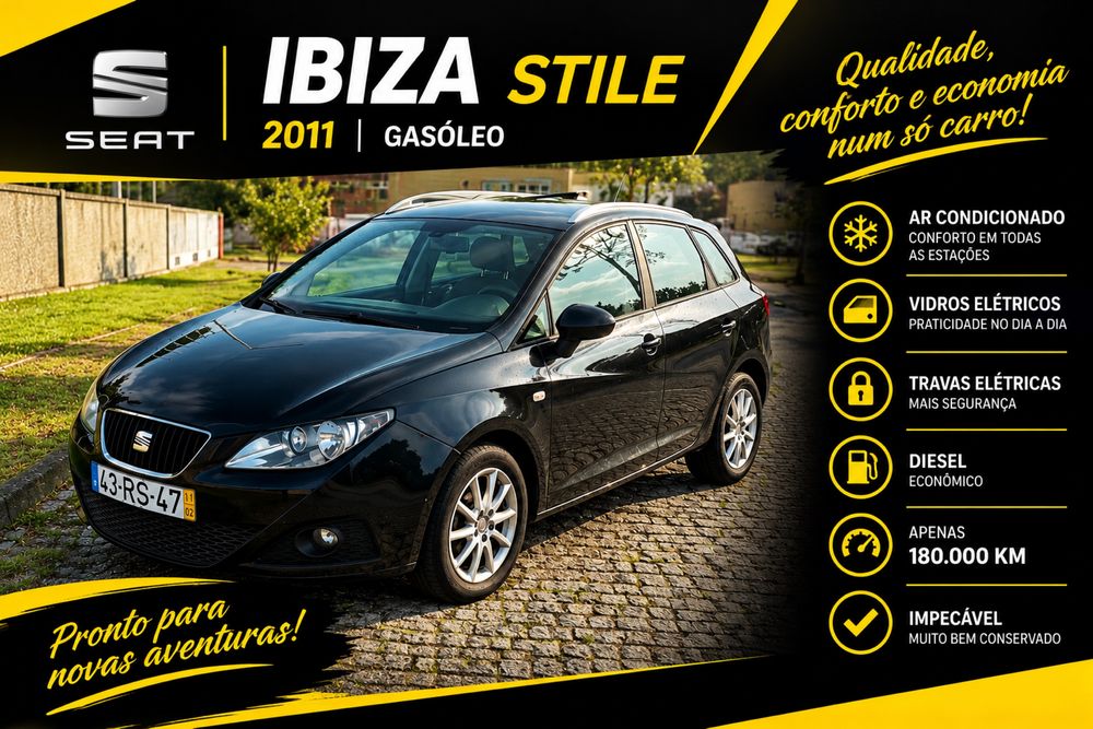Seat Ibiza Style 1.2 TDI Gasóleo – 2011