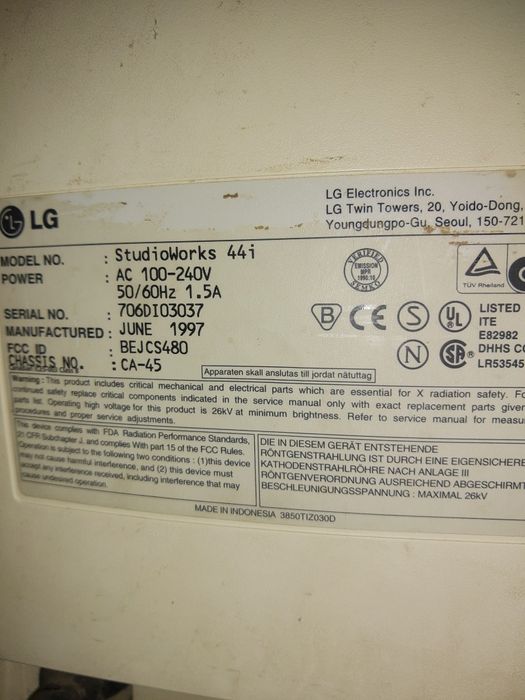 Продам монитор LJ