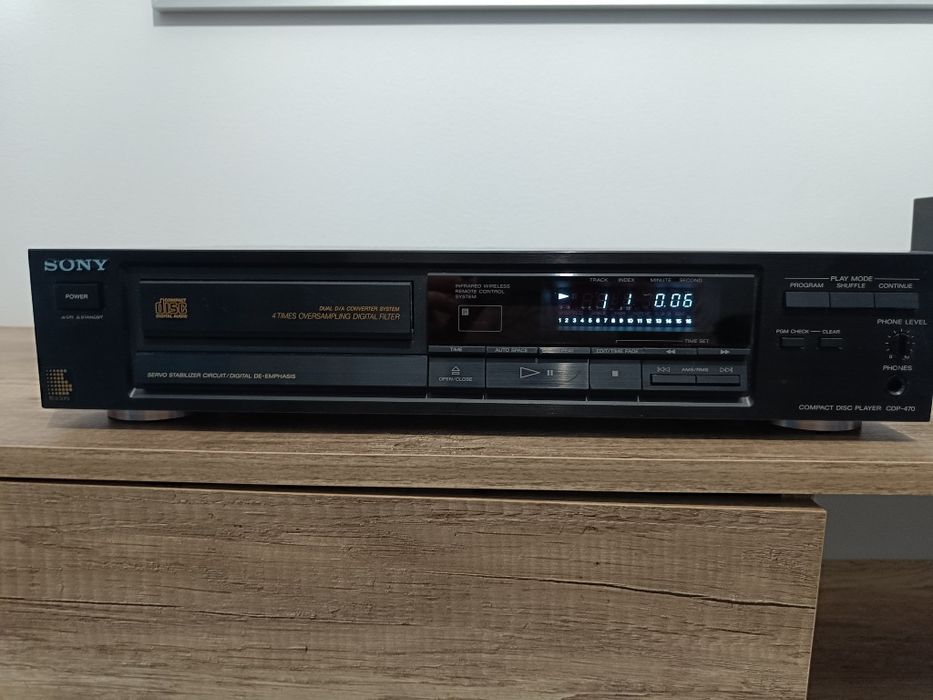 Odtwarzacz CD Sony cdp 470