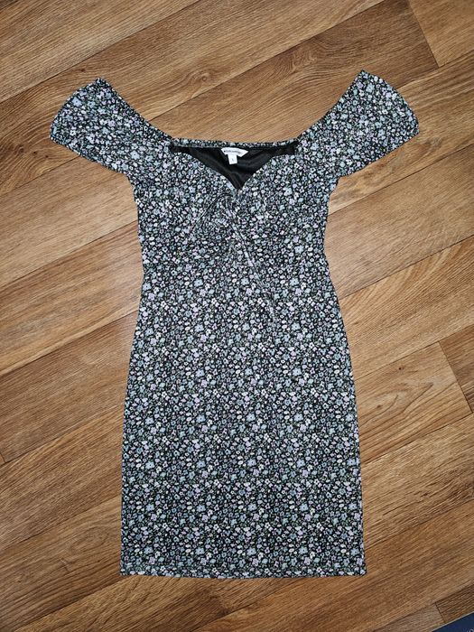 Міні сукня в квітковий принт