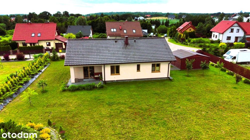 Funkcjonalny dom parterowy z dużą działką 1340 m², 103 m² | Marcinkowo