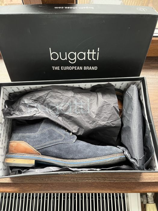 Туфлі Bugatti dark blue