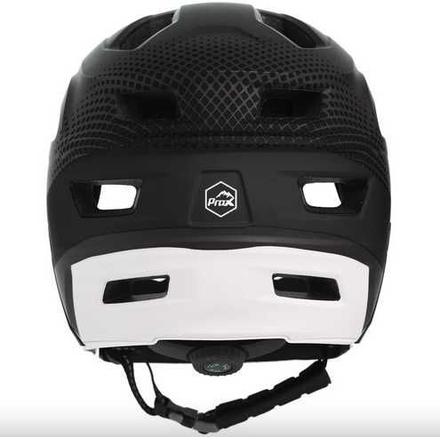 Kask na hulajnogę Rowerow Prox CageII Czarny FullFace odpinana szczęka
