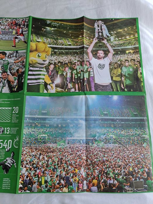 Poster Gigante - Sporting CP - Vencedor da Taça de Portugal 2014/2015