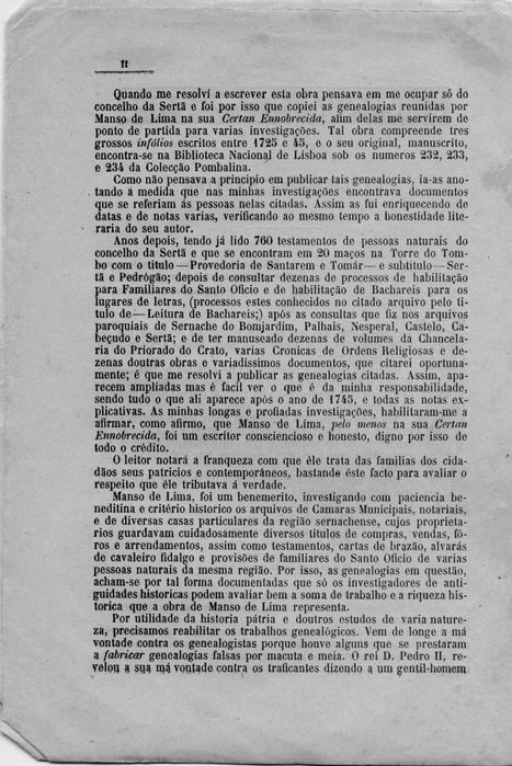 Genealogia: Famílias e varões ilustres de Cernache do Bonjardim
