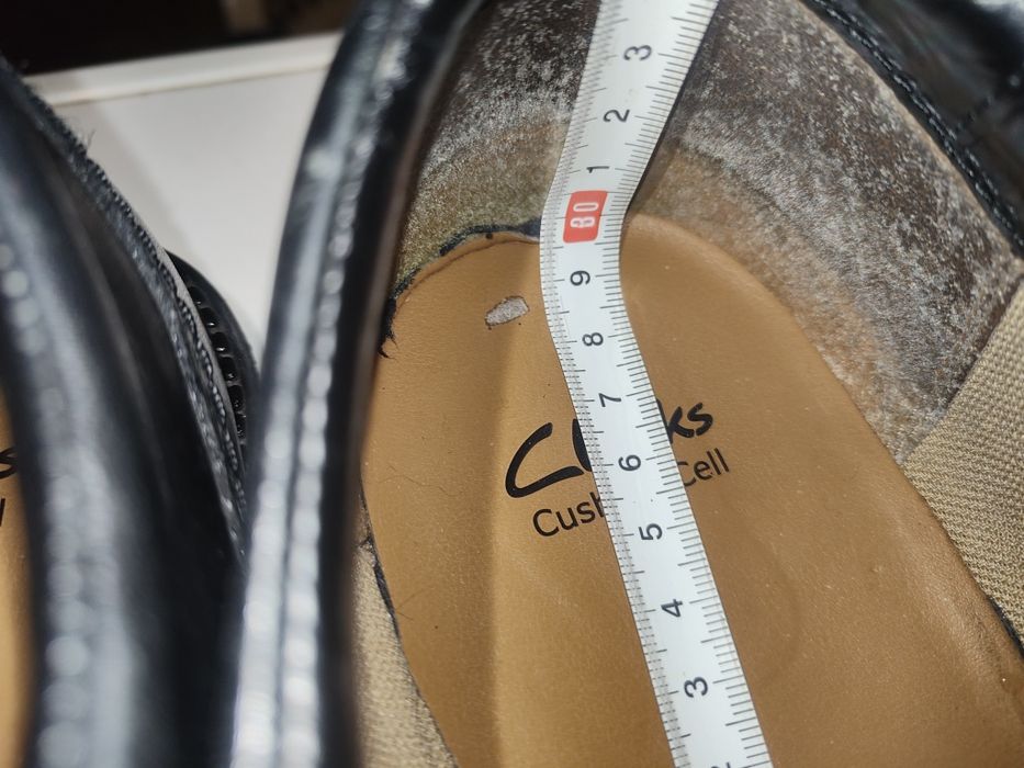 Туфли Clarks кожа р.45
