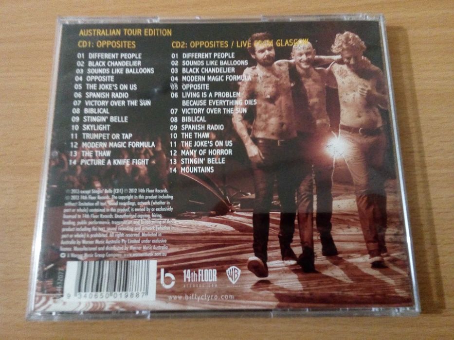 BIFFY CLYRO - Opposites Australian Tour Editior 2xCD - Baixa de Preço