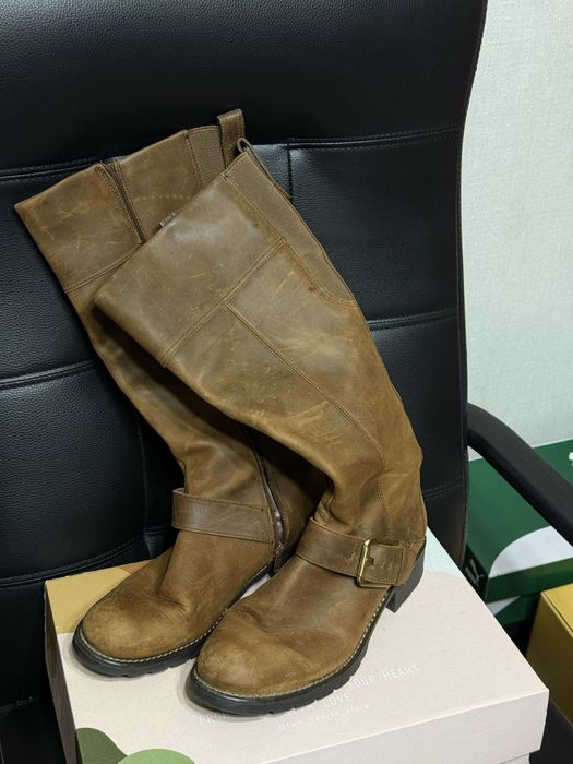 Чоботи шкіряні Clarks