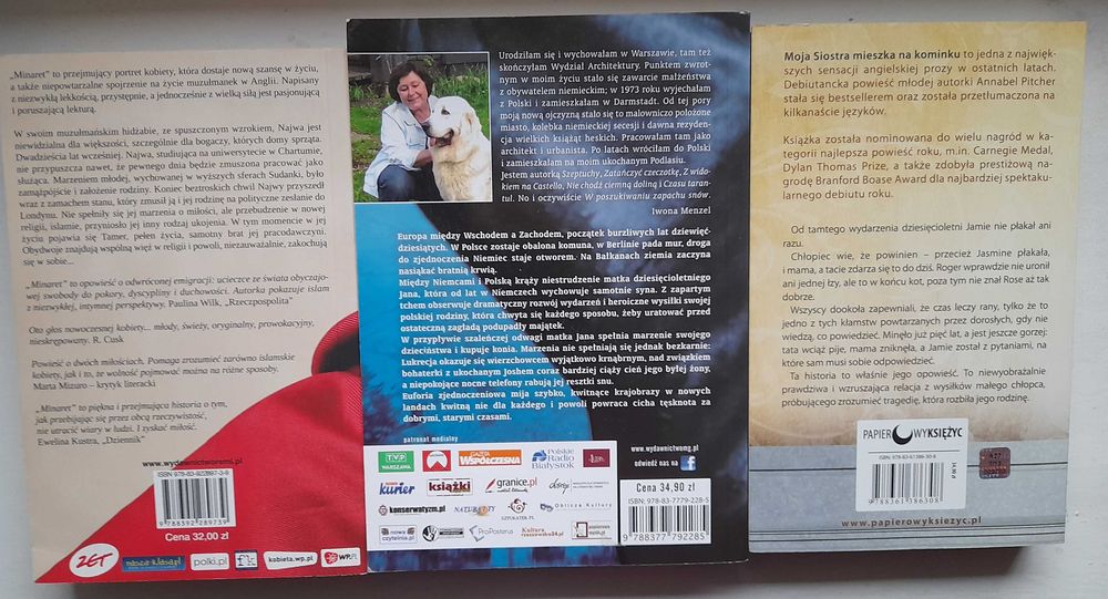 "Minaret", "W poszukiwaniu zapachu snów", "Moja siostra mieszka"