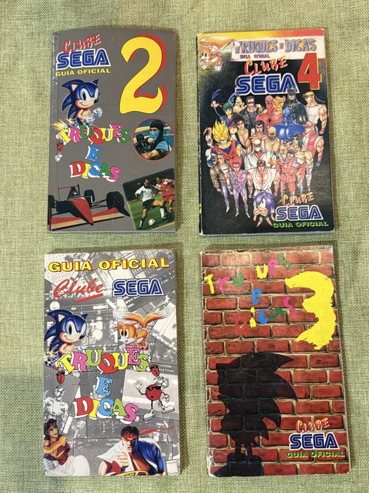 Clube Sega Truques e dicas completo de 1 a 4
