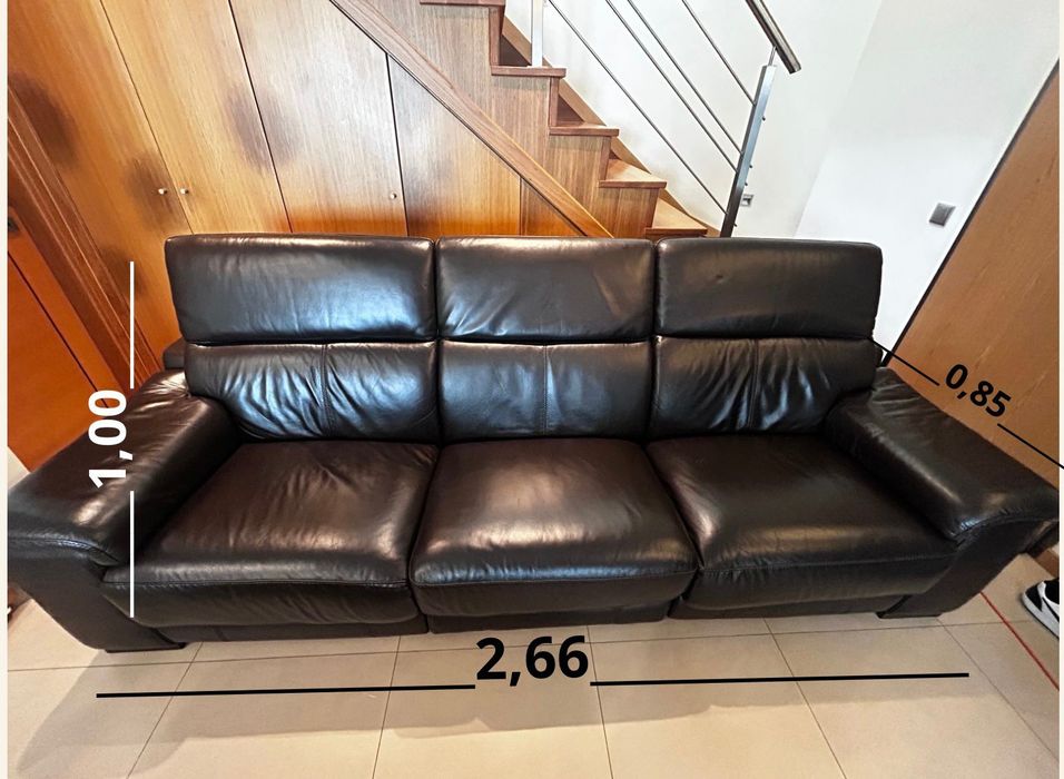 Sofá 3 lugares Relaxante