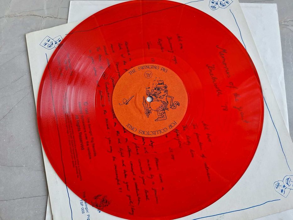 GENESIS LIVE Memories Of The Giant Knebworth '78 LP 1983 RED Vinyl