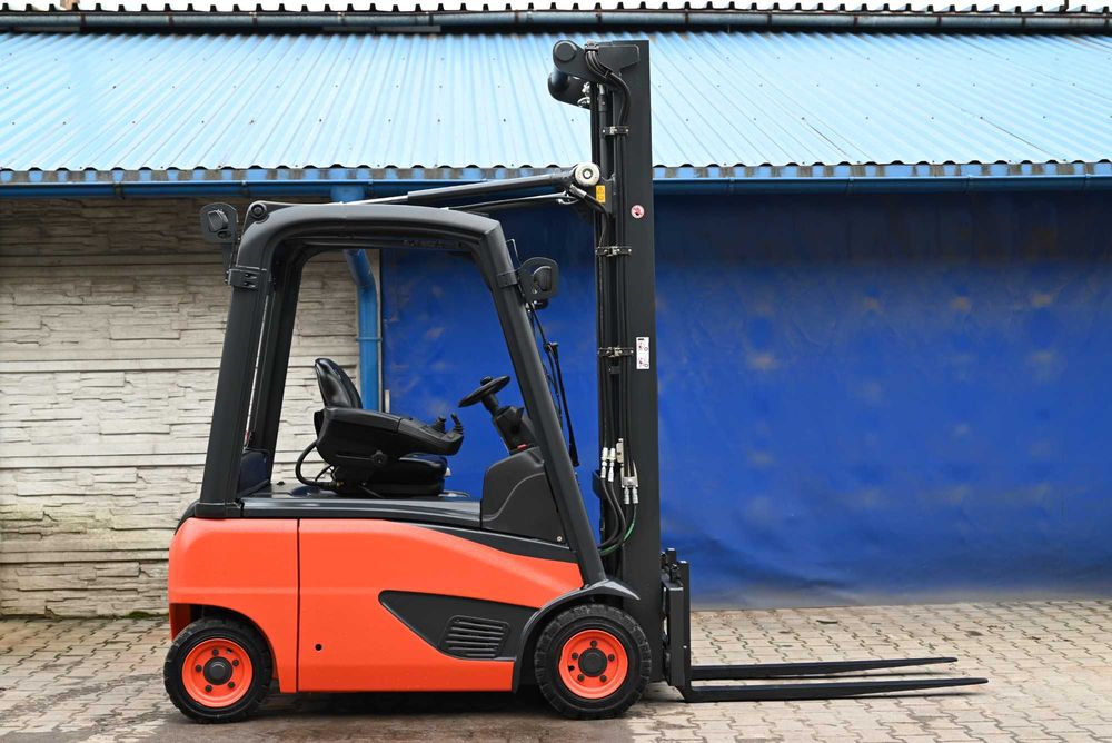 Wózek widłowy Linde E16 P-02 Triplex 592cm 9750mth 2017rok FHP 447