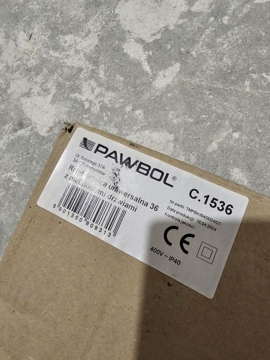 Rozdzielnia elektryczna pawbol 3x12