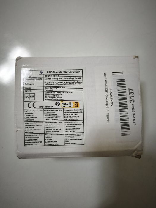 Yarongtech RFID branco