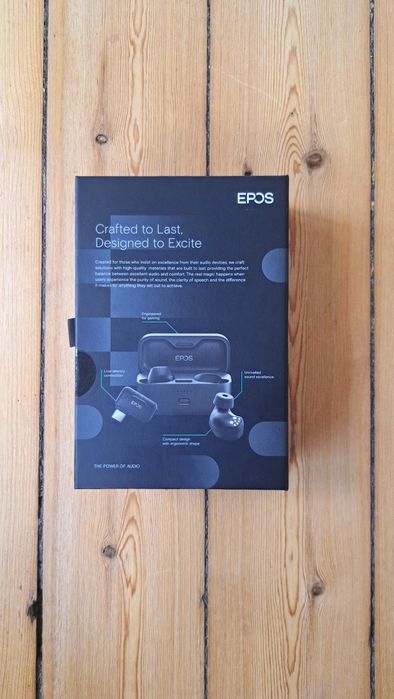 Auriculares gaming EPOS GTW 270 Hybrid, novo