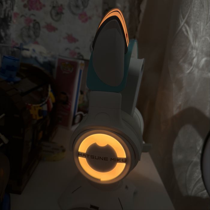 Набір Навушники Hatsune Miku Yowu Limited Edition + RGB підставка
