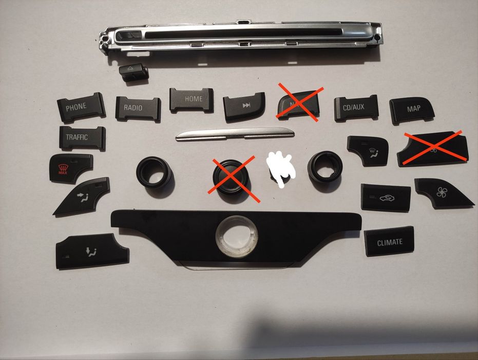 Przyciski do radia Ford HS MCA (Ford NX SD, Blaupunkt NX SD) Ford mondeo s-max galaxy