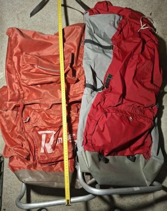 Plecak na aluminiowym stelażu 2 szt