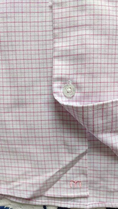 Camisa Rosa Homem Milano | Tamanho S - Slim Fit