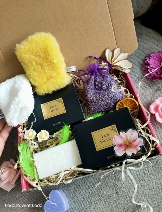 Rękawiczki Raypath Face glove cleaner mydełko spa zestaw