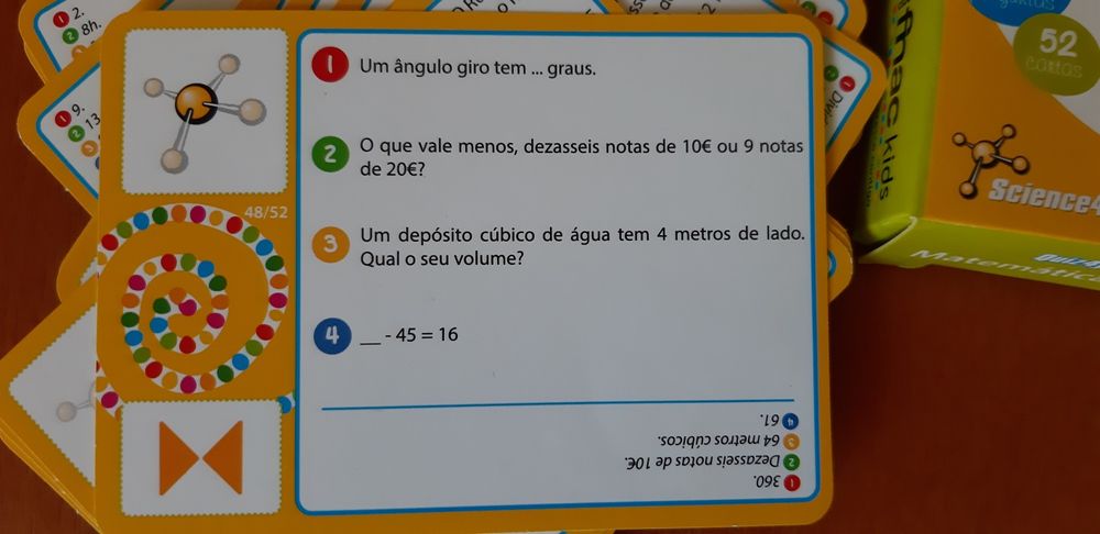 Jogo de cartas Fnac Kids - matemática