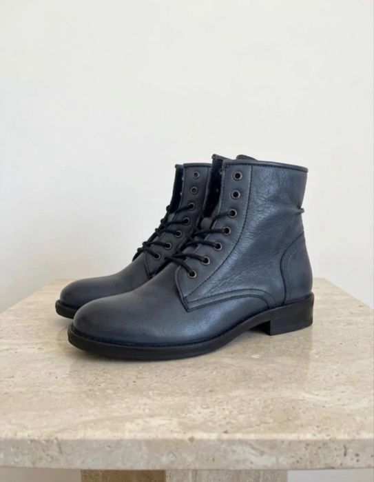 Botas Segmento em pele