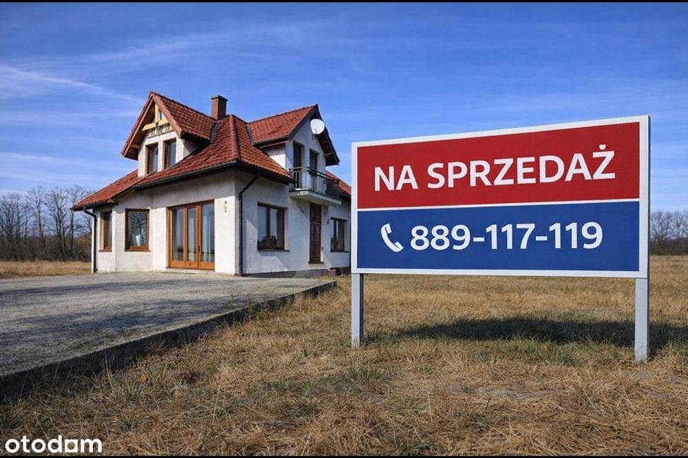 Przestronny dom na dużej działce  – Górsk k. Torunia | BEZ POŚREDNIKÓW